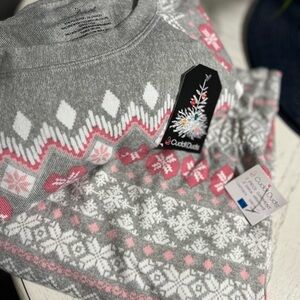 Cuddl Duds Light Gray Sweater